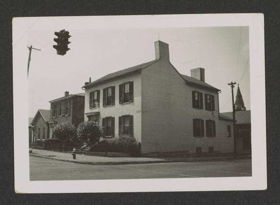 House on southeast corner of Short Street and Jefferson Street, Lexington, Kentucky in Fayette County