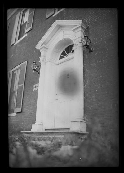 Door on a house at 401 West Main Street in Frankfort, Kentucky in Franklin County