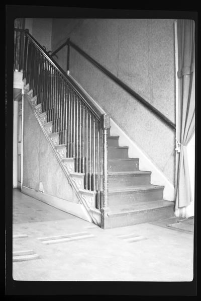 Stairway, house on Southwest Corner of South Limestone and East High Street