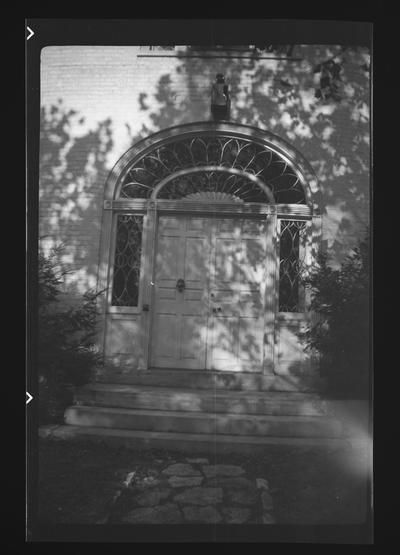 The door to the Hunt-Morgan House, Lexington, Kentucky in Fayette County