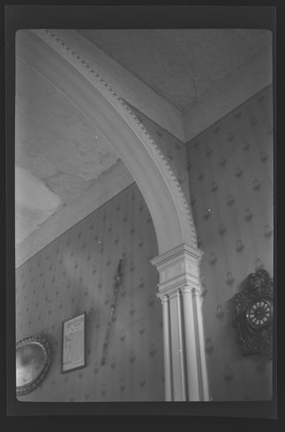 Hall arch at the Muldrow House, Woodford County, Kentucky