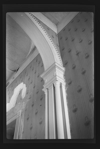 Hall arch at the Muldrow House, Woodford County, Kentucky