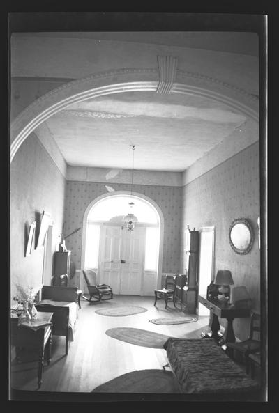 Interior of the Muldrow House, Woodford County, Kentucky