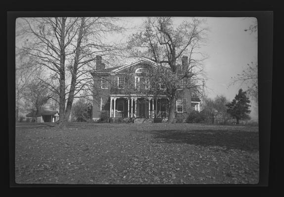 House on Leestown Pike, opposite Midway, Kentucky in Woodford County