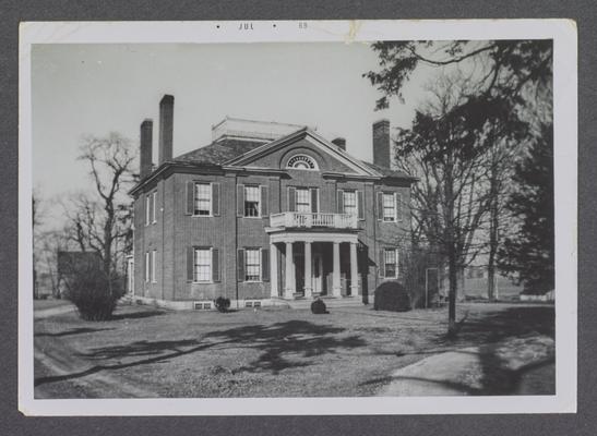 Calumet, Samuel Wallace House, Old Frankfort Pike, Midway, Kentucky in Woodford County