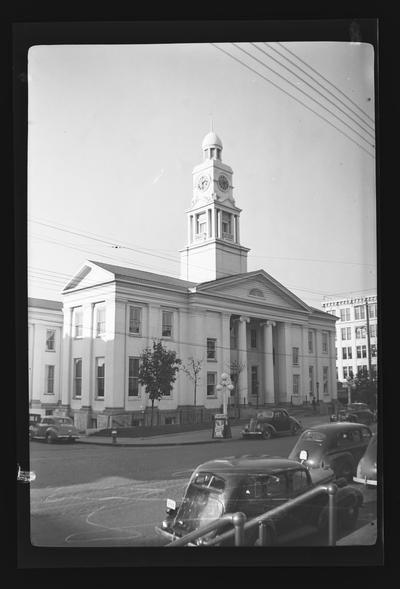 Clark County Courthouse, original part built May 5, 1835, Winchester, Kentucky