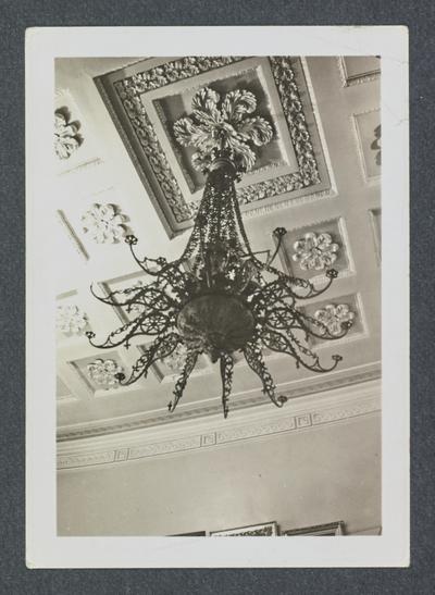 Chandelier at the Old Statehouse, Old Kentucky State Capitol, Frankfort, Kentucky in Franklin County