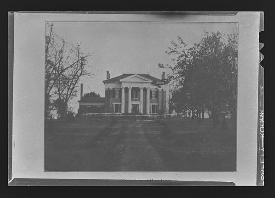 Fairlawn, Paris Pike, Lexington, Kentucky in Fayette County. Taken from Country Estates of the Blue Grass by Thomas A. Knight