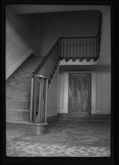 Hall at the Betty Bryan House, built in 1856, Nicholasville Pike, Lexington, Kentucky in Fayette County