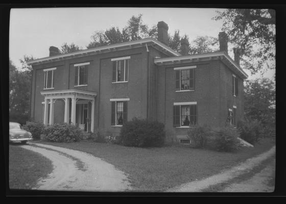 House on Winchester Road between Chilesburg and Cleveland Roads, Fayette County, Kentucky