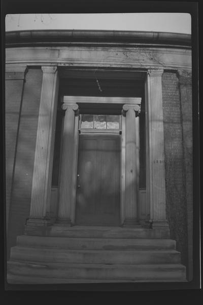 Front doorway at the Francis Key Hunt House