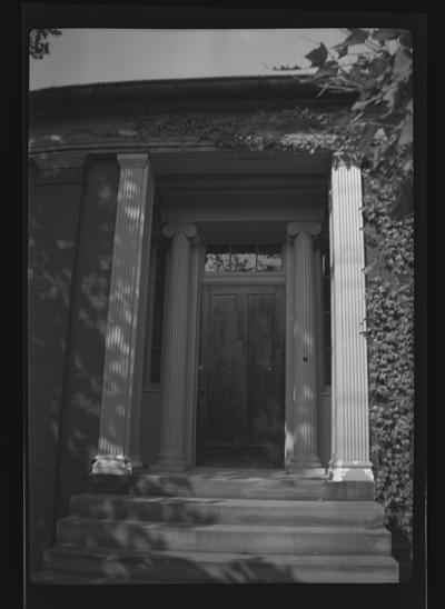 Front doorway at the Francis Key Hunt House