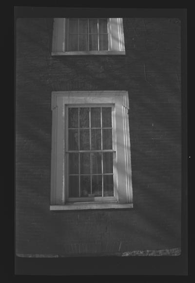 Windows at the Funkhouser House, W. R. Davis House, Second Street, Lexington, Kentucky in Fayette County