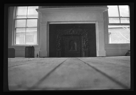 Fireplace at the William Wilson House, 259 East High Street, Lexington, Kentucky in Fayette County