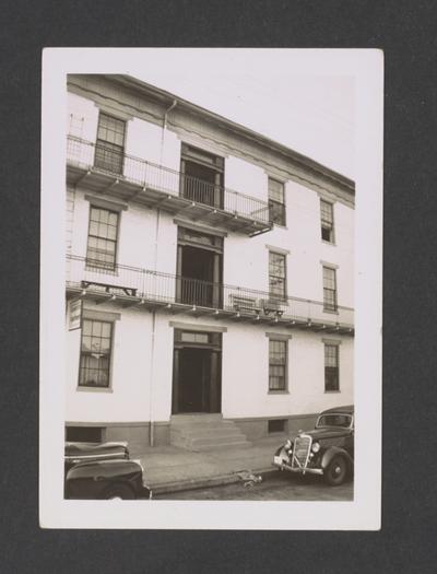 Apartment facing railroad, Maysville, Kentucky in Mason County