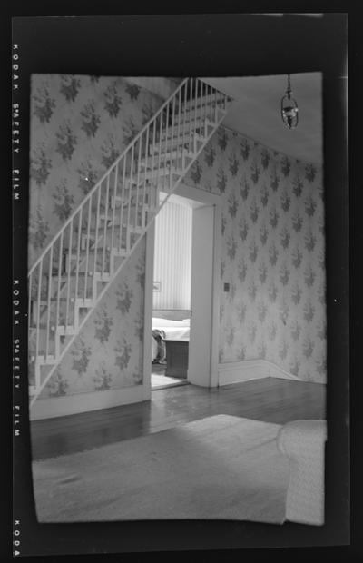 Attic stairs at Terrace Place, Maysville, Kentucky in Mason County