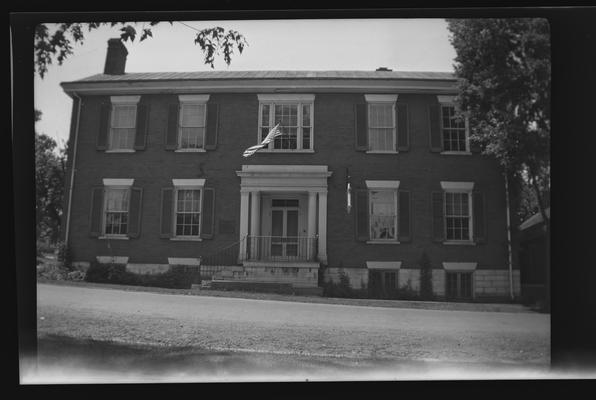 Mansion Museum in the Fort Harrod Complex, Harrodsburg, Kentucky in Mercer County