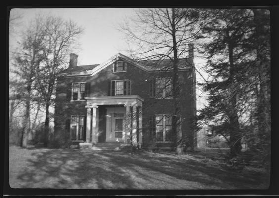 John Clark House, Auvergne, Tates Creek Road, Lexington, Kentucky in Fayette County