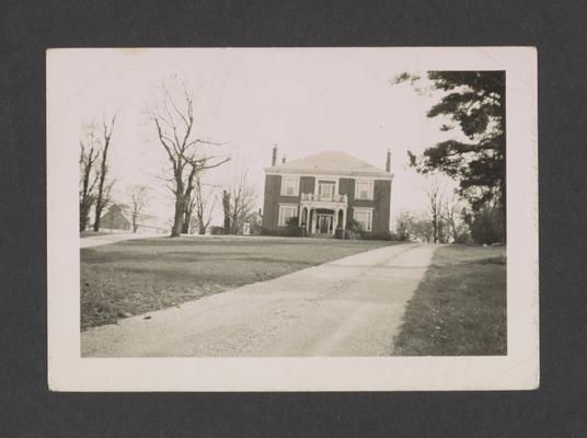 Samuel T. Hayes House, Charles Gentry House, built in 1854, Sulfur Wells Road, Fayette County, Kentucky