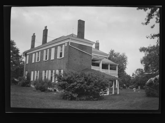 Samuel T. Hayes House, Charles Gentry House, built in 1854, Sulfur Wells Road, Fayette County, Kentucky