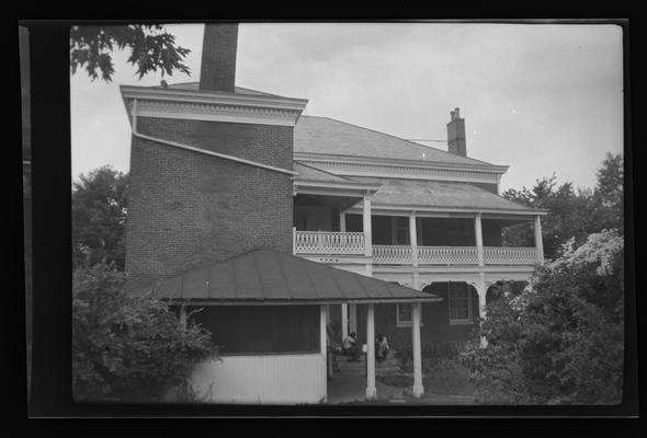 Samuel T. Hayes House, Charles Gentry House, built in 1854, Sulfur Wells Road, Fayette County, Kentucky