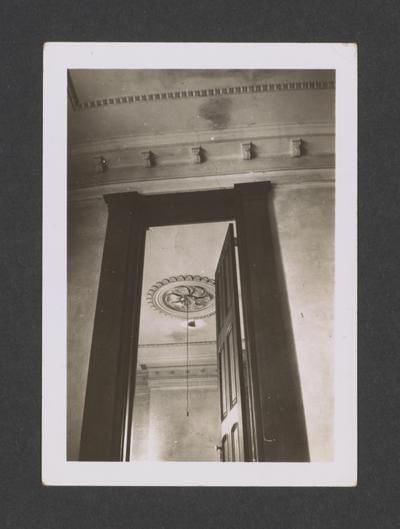 Interior of Mauvilla, Jack Taylor House, West Point, Kentucky in Hardin County