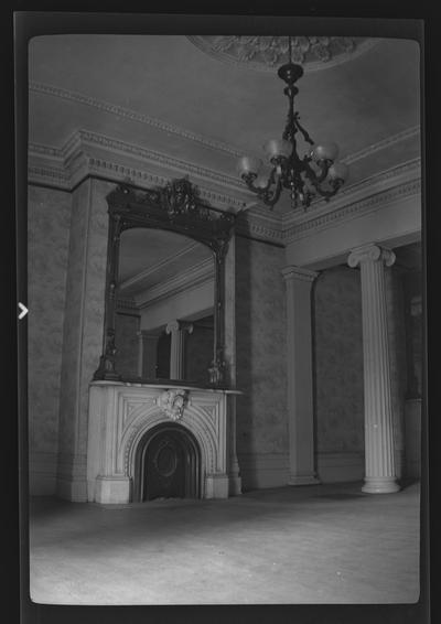 Front mantel in drawing room at the Tobias Gibson House, West Second Street, Lexington, Kentucky in Fayette County