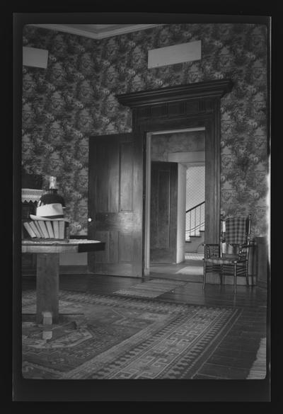 Interior of Chaumiere des Prairies, Jessamine County, Kentucky