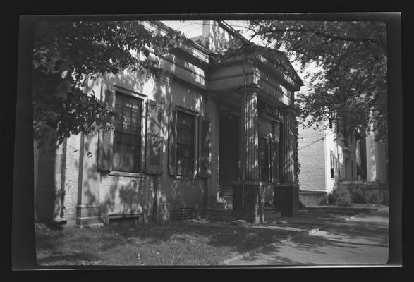 Jacob Ashton House, Little Inn, built 1834, now demolished, formerly at 145 East High Street, Lexington, Kentucky in Fayette County