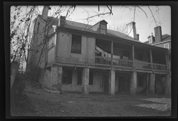 Jacob Ashton House, Little Inn, built 1834, now demolished, formerly at 145 East High Street, Lexington, Kentucky in Fayette County