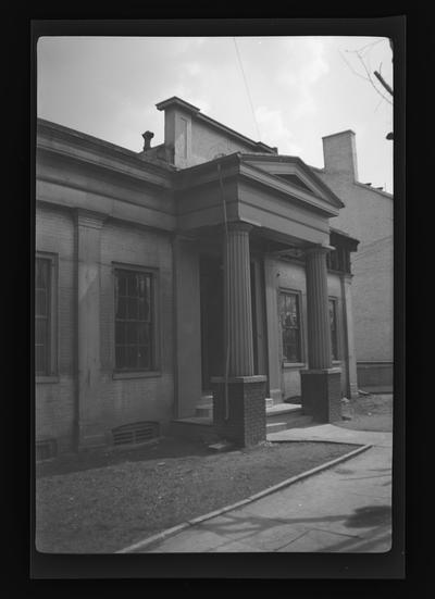 Jacob Ashton House, Little Inn, built 1834, now demolished, formerly at 145 East High Street, Lexington, Kentucky in Fayette County