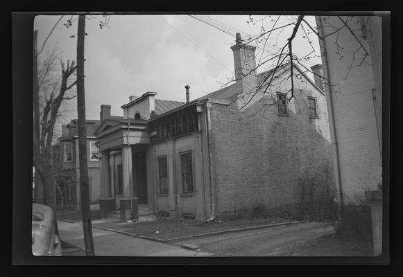 Jacob Ashton House, Little Inn, built 1834, now demolished, formerly at 145 East High Street, Lexington, Kentucky in Fayette County