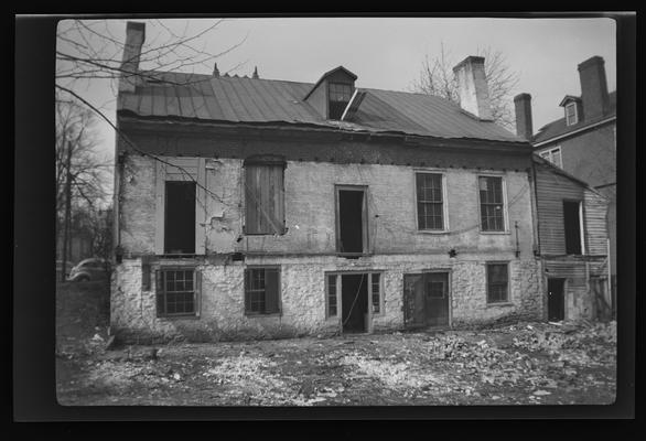 Jacob Ashton House, Little Inn, built 1834, now demolished, formerly at 145 East High Street, Lexington, Kentucky in Fayette County