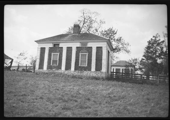 Dependency, house has burned, Iron Works Road, Bourbon County, Kentucky