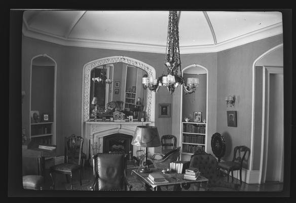 Drawing room at Botherum, Madison Johnson House, 341 Madison Place, Lexington, Kentucky in Fayette County