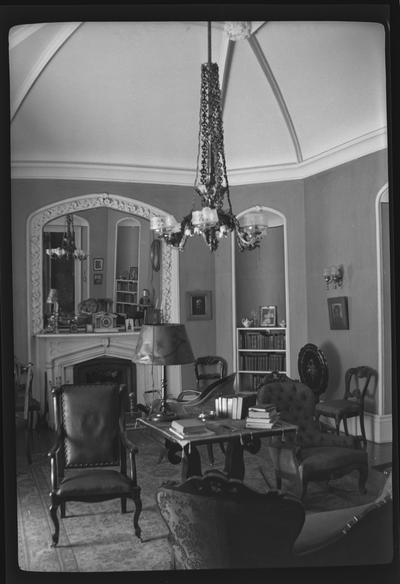 Drawing room at Botherum, Madison Johnson House, 341 Madison Place, Lexington, Kentucky in Fayette County