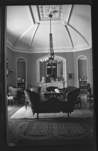 Drawing room at Botherum, Madison Johnson House, 341 Madison Place, Lexington, Kentucky in Fayette County