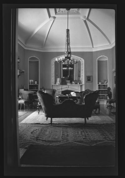 Drawing room at Botherum, Madison Johnson House, 341 Madison Place, Lexington, Kentucky in Fayette County