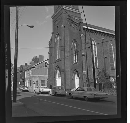 Henry Clay Law Office next to the First Presbyterian Church on North Mill Street, Lexington, Kentucky in Fayette County