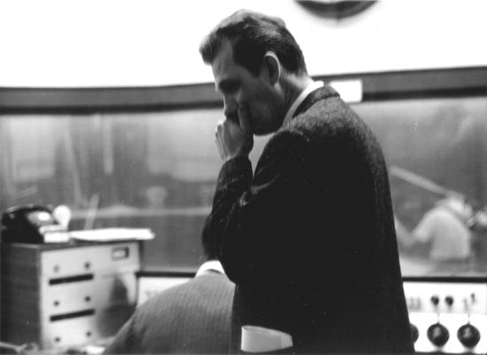 Unidentified man in studio