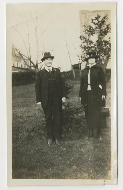 Unidentified man and woman