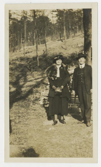 Unidentified man and woman