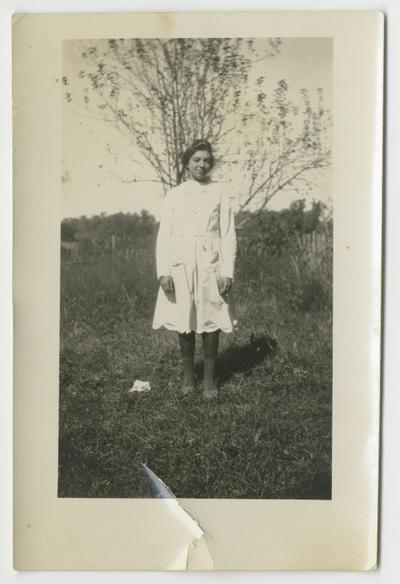 Unidentified young girl