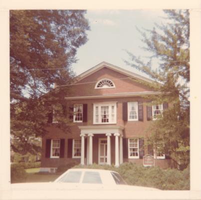 Orlando Brown House. (Handwritten verso reads: 