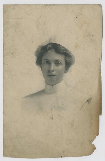 Curry Breckinridge, nurse in Belgium and later in Paris, France in First World Ward, before the U.S. entered it