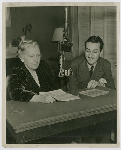 Linda Neville with Bob Trent on CBS in New York City