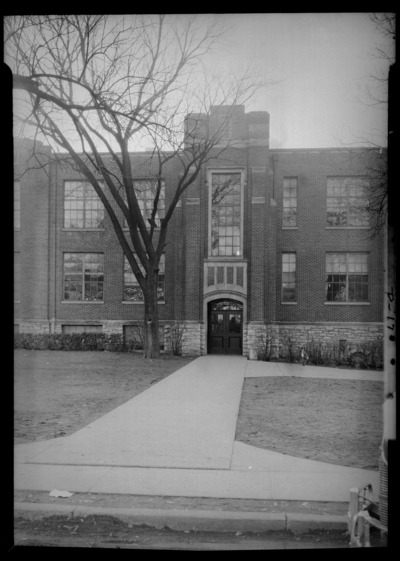 Garth High School; building; exterior