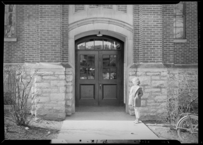 Garth High School; building; exterior