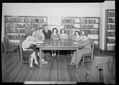 Garth High School; Student Council; interior; group                             portrait