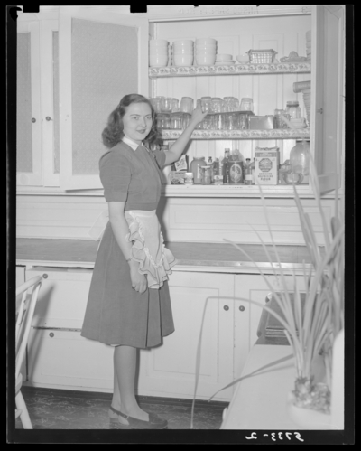 Georgetown College; girl standing in room